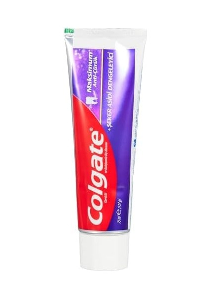 Colgate Maksimum Anti Çürük Şeker Asidi Dengeleyici Diş Macunu 75 ml modelleri