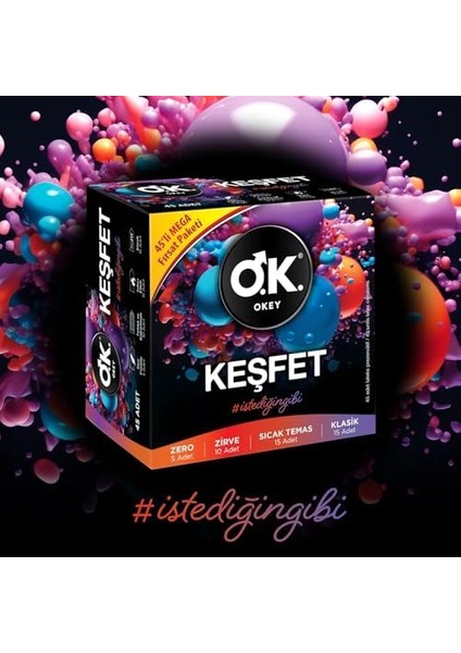 Okey Keşfet 45’li Prezervatif