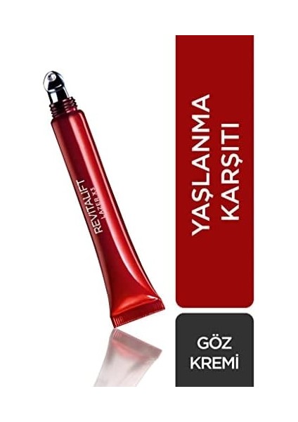 L'oréal Parıs Revitalift Lazer X3 Yaşlanma Karşıtı Göz Bakım Kremi 15 ml fiyatları
