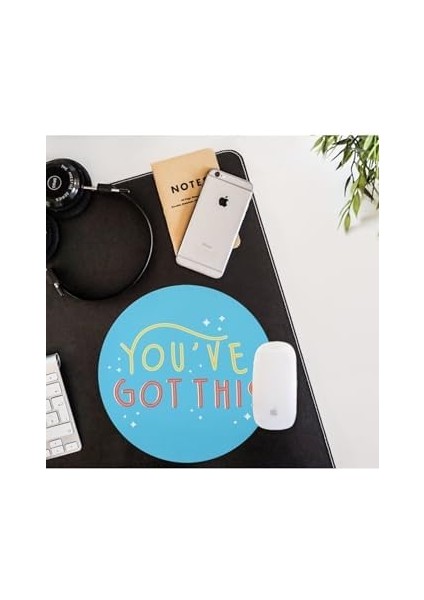 Tasarımlı Yuvarlak Mouse Pad - Mousepad - Mouse Pad - Fare Altlığı fiyatları