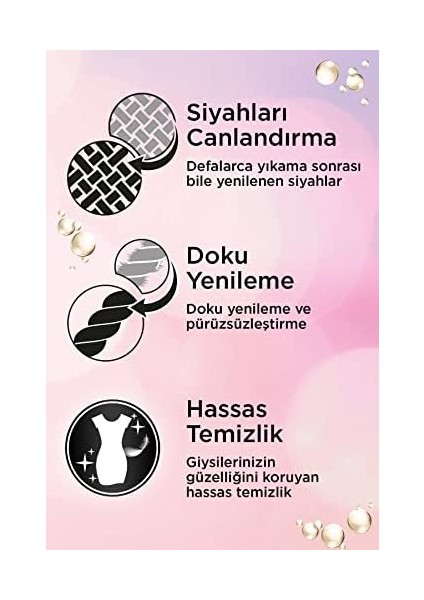 Perwoll Geliştirilmiş Siyah Sıvı Çamaşır Detarjanı 1485 ml modelleri