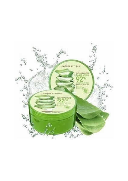 Nature Republic New Soothing & Moisture Aloe Vera 92% Gel, 10.56 Fl Oz