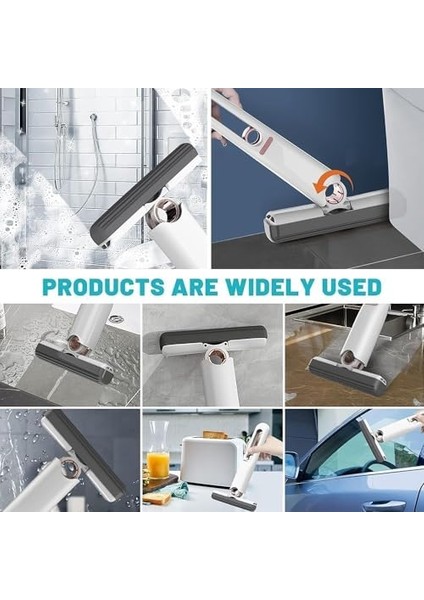 Yunhan Taşınabilir Küçük Mini Mop, Cam Temizleme ve Kurulama Mopu,katlanabilir Cam Temizleme Mop modelleri