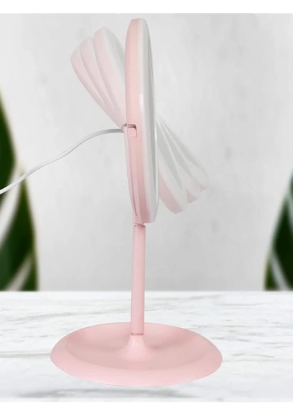 Mobee Dokunmatik LED Işıklı USB Li Yuvarlak Masa Üstü Makyaj Aynası Güzellik Ledli Makyaj Aynası modelleri