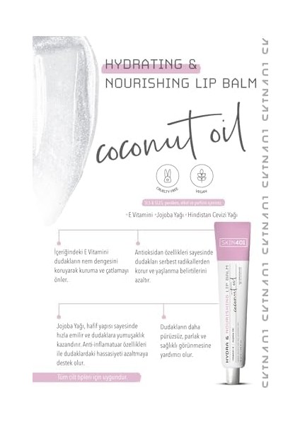 SKIN401 Hydrating & Nourishing Lip Balm 15ML fiyatları