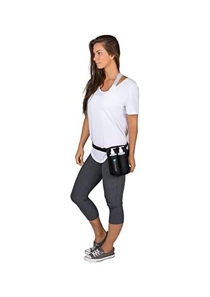 Earthlıte Masaj Şişesi Kılıfı Çift Kit - 2 Şişe ve Ağır Hizmet Dahil, Masaj Yağı ve Masaj Losyonu Için Ayarlanabilir Çift Kılıf (2x 8oz), Siyah modelleri