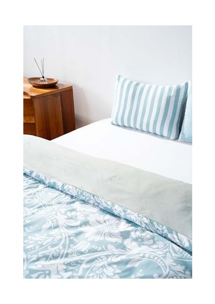 Saray Mint Yeşil Çift Kişilik Nevresim Takımı fiyatları