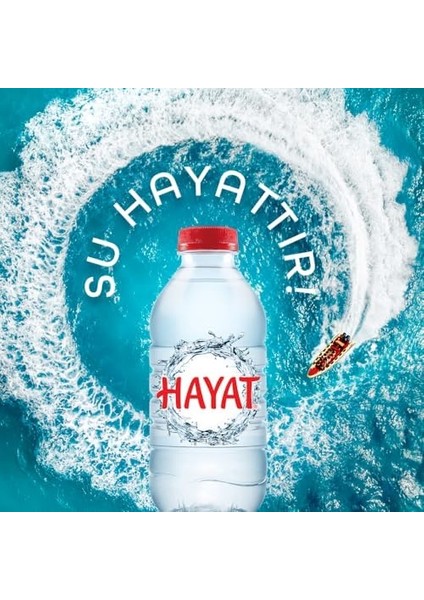 Hayat Doğal Mineralli Su (12 x 0,33 Ml)