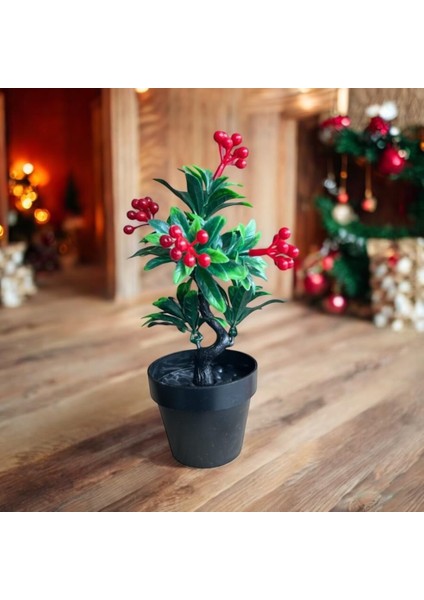 Yapay Çiçek Saksıda Kokina Mutluluk Huzur ve Şans Sembolü Ev Dekor Süs Bitkisi fiyatları