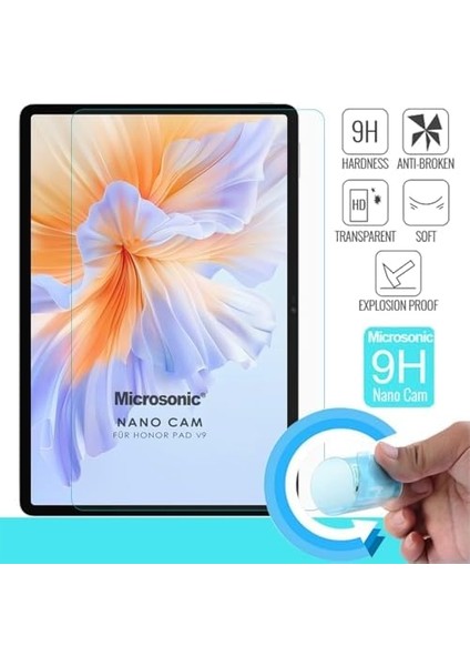 Honor Pad V9 Glass Cam Ekran Koruyucu [honor Pad V9 ile Uyumlu Ekran Koruyucu - Şeffaf] fiyatları
