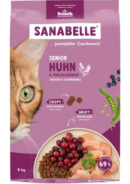 Senior Kümes Hayvanlı Yaşlı Kedi Maması 8 kg