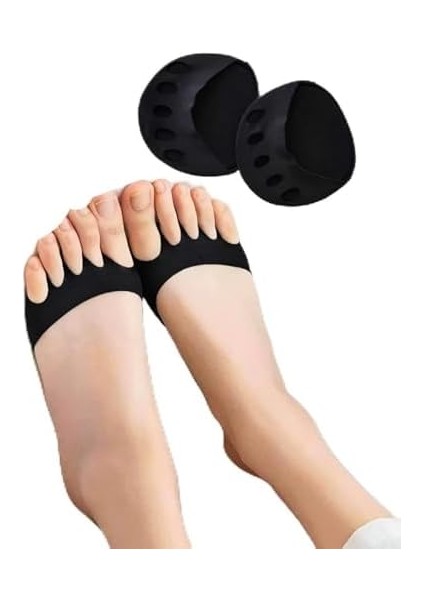 Kyrotech Kadınlar Için Ön Ayak Pedleri Çorap Tipi, Görünmez, Kaymaz, Nefes Alabilir Ayak Yastığı, Metatarsal Destekli, Ayak Ağrısı Giderici, Yüksek Topuklu Ayakkabılarla Uyumlu Ter Emici Çorap 1 Çift modelleri