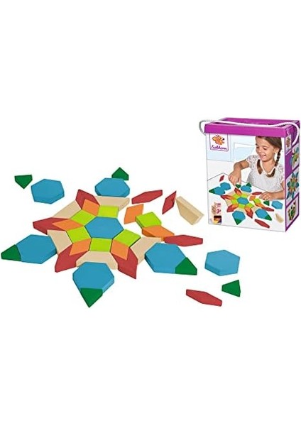 100072321, Eichorn Ahşap Mozaik Oyun Seti, 200 Parça, Kayın Ağacı, Geri Dönüştürülebilir modelleri