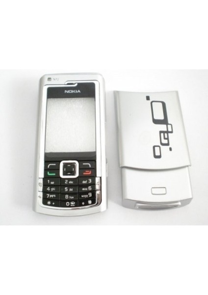Nokia N72 Telefon Kapağı (Gri)