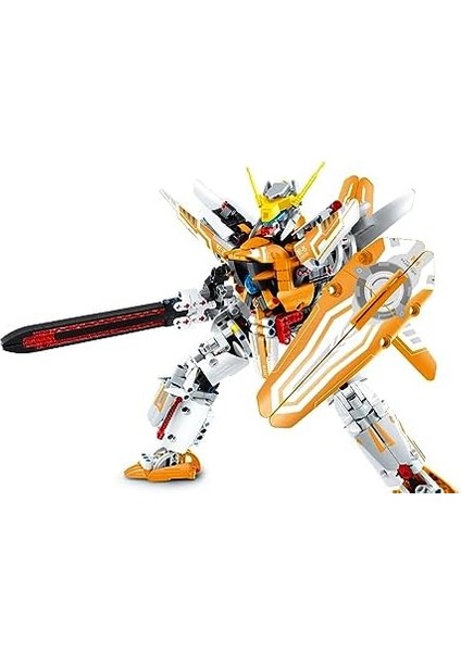 Stem Savaşçı Yapım Seti, 833 Parça Eğitici Bloklar, Turuncu fiyatları