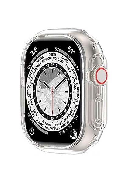 Ultra ile Uyumlu 49MM ile Uyumlu Pc Çerçeve Tam Koruyucu Kılıf, Ultra ile Uyumlu 49MM ile Uyumlu Köşeleri Kapatan Koruyucu Şeffaf modelleri
