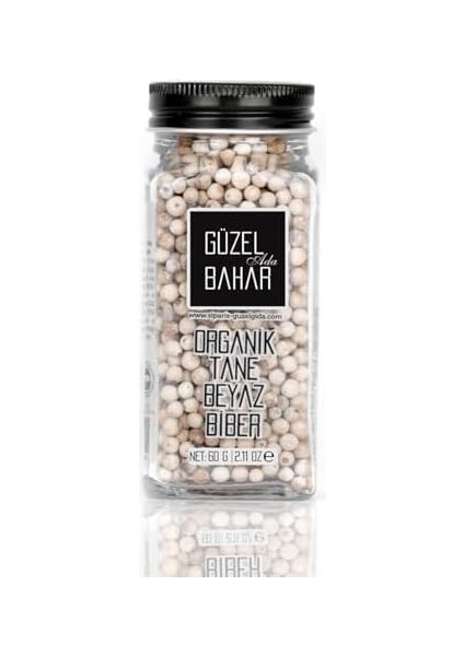 Güzel Ada Bahar Organik Tane Beyazbiber 60 G