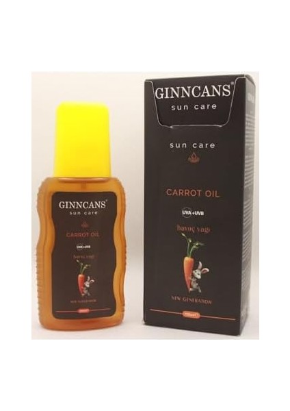 Cosmetıc & Cosmetıcs By Gınncans Sun Güneş Koruyucu Krem Uva+Uvb Bronzlaştırıcı Havuç Yağı 150ML