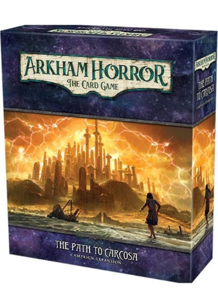 Flight Games Arkham Horror The Card Game The Path To Carcosa Expansion | Horror Game | Mystery Game | Cooperative Card Game | Ages 14+ | 1-2 Players | Avg. Playtime 1-2 Hours |