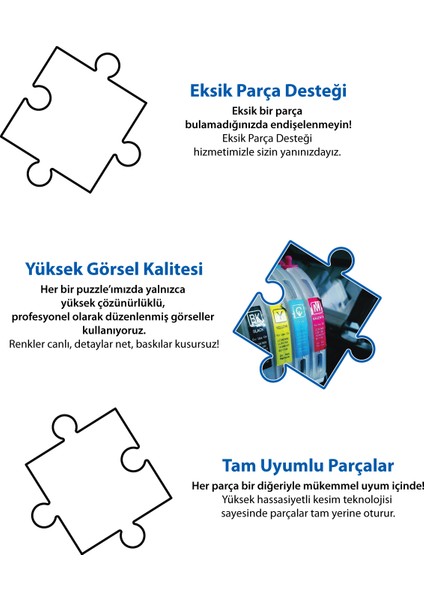 Dünya Haritası - 1000 Parçalı Puzzle - 48 x 68 cm modelleri