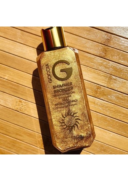 Goccia Shimmer Bronzer 150ML Simli Bronzlaştırıcı – Cildinizde Parlayan Güzellik, Işıltınızı Yansıtın fiyatları