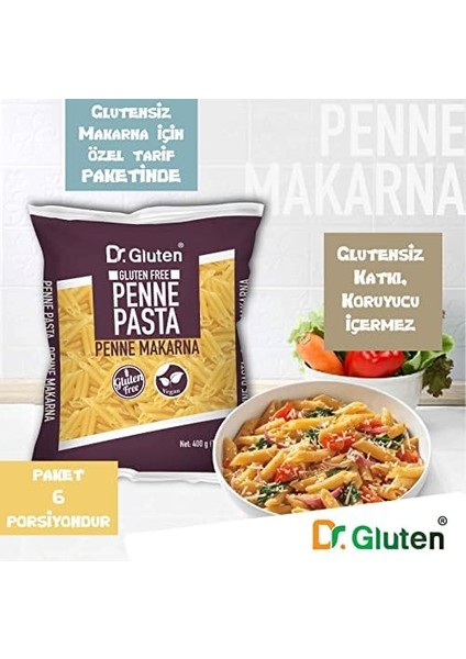 Dr. Gluten Glutensiz Boru Makarna (Penne) 400 gr modelleri