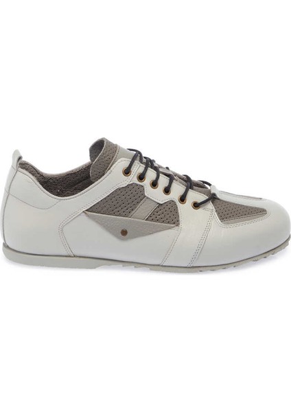 Gri Hakiki Deri Erkek Sneaker - E24I1AY56755-I8H