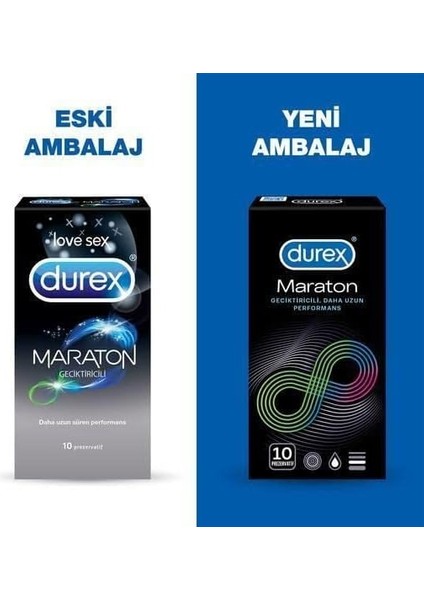 Durex Maraton 10'lu Brx