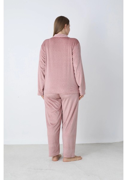 Estiva 25371 Gömlek Yaka Battal Kadife Pijama Takımı fiyatları