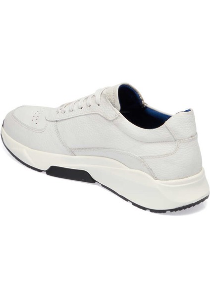 Beyaz Hakiki Deri Erkek Sneaker - E24I1AY56808-B69