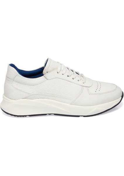 Beyaz Hakiki Deri Erkek Sneaker - E24I1AY56808-B69
