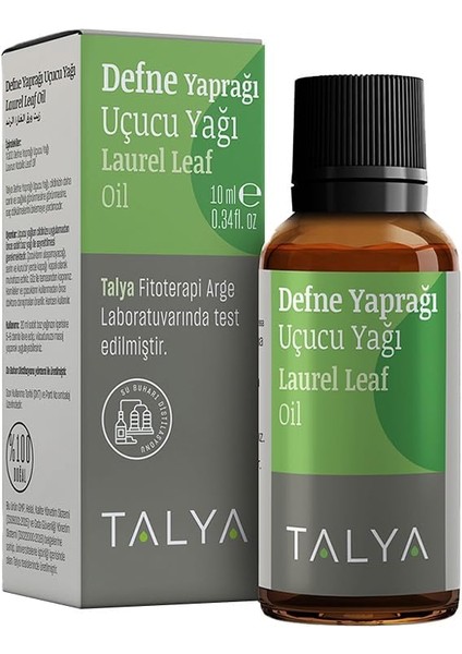 Talya Defne Yaprağı Uçucu YAĞI,%100 Saf ve Doğal, 10 ml