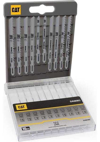 DA06902 Profesyonel Ahşap /kaba/düz/kavisli Kesim Dekupaj Testere Ucu 10 Parça