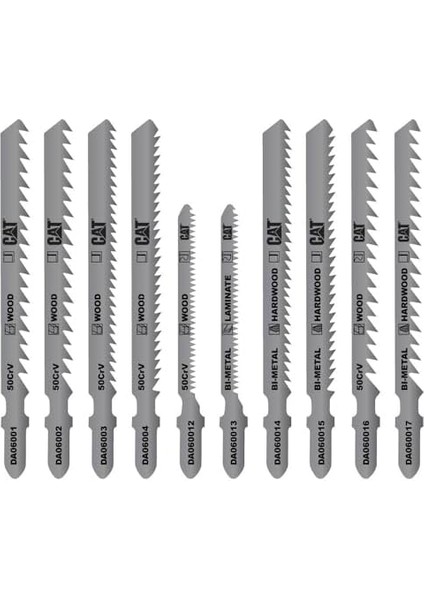 DA06902 Profesyonel Ahşap /kaba/düz/kavisli Kesim Dekupaj Testere Ucu 10 Parça fiyatları