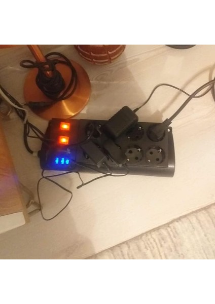 Akım Korumalı Priz, Dayanıklı, Çocuk Koruması, 8'li Priz, Sekizli, 3 Usb'li, 2 mt Yüksek Akım Dirençli Kablo, Priz Ftr-08 modelleri