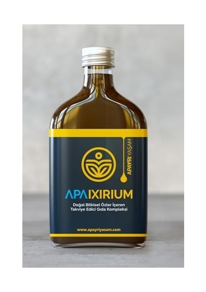 Apayrı Yaşam İXİR200 Bio Şurup KONSANTRESI%100 Bitkisel Iksir Apaixirium 200 ml modelleri