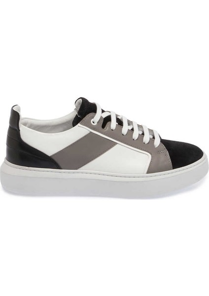Siyah Hakiki Süet Deri Erkek Sneaker - E24I1AY56817-A01