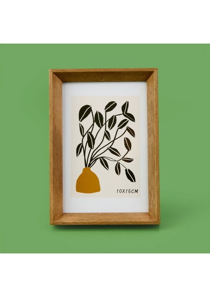 Deco Monza Çerçeve - Kahverengi - 15X10 cm