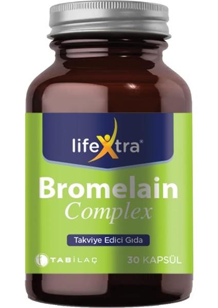 Lifextra Bromelain Complex 30 Kapsül