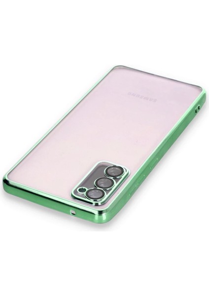 Samsung Galaxy S20 Fe Kılıf Razer Lensli Silikon - Yeşil modelleri