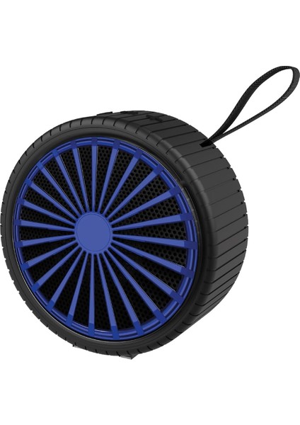 800 Mah 5W Kablosuz Taşınabilir Bluetooth Hoparlör Mavi BTS-140M