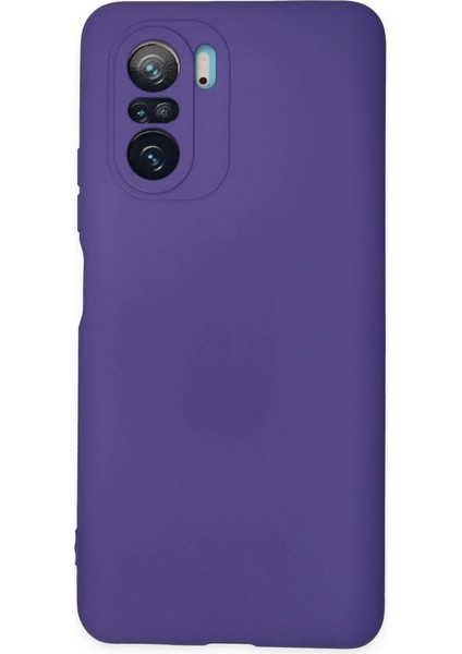 Xiaomi Poco F3 Kılıf Nano Içi Kadife Silikon - Mor