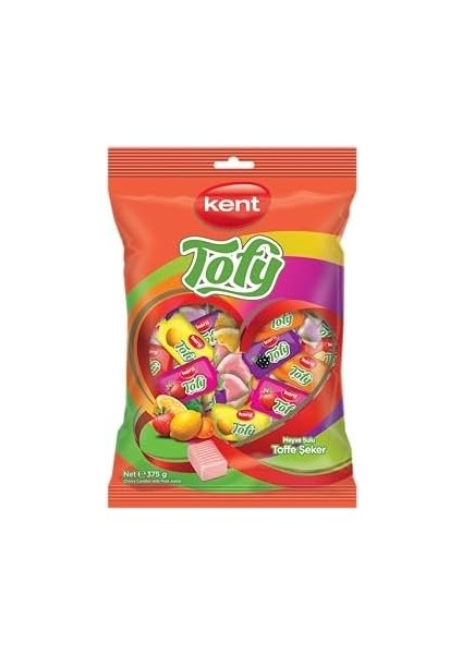 Kent Tofy Meyveli Bayram Şekeri 375 gr - 10 Adet