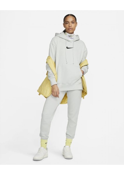 Sportswear Gel-Midi Swoosh Oversized Fleece Pullover Kadın Kapüşonlu Sweatshirt FD0892-034 modelleri