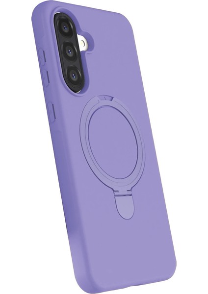 Samsung Galaxy A17 5g Regal Magsafe Standlı Kapak - Lila modelleri