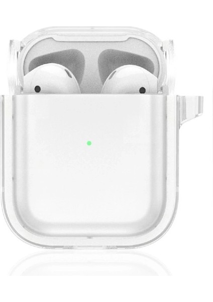Airpods 4 (4.nesil) Shiny Şeffaf Kılıf - BEYAZ-(5796) fiyatları