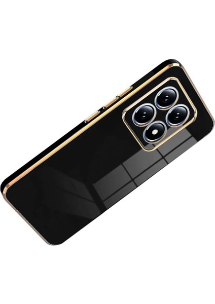 CPT05 Xiaomi Mi 14T Pro Volet Silikon - Siyah modelleri