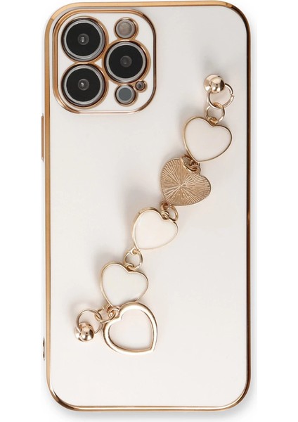 Iphone 14 Pro Max Kılıf Esila Silikon - Beyaz modelleri