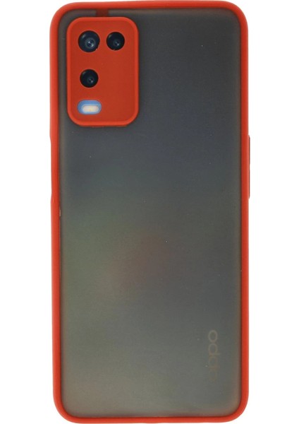 Oppo A54 4g Kılıf Montreal Silikon Kapak - Kırmızı