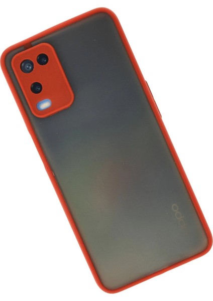 Oppo A54 4g Kılıf Montreal Silikon Kapak - Kırmızı fiyatları